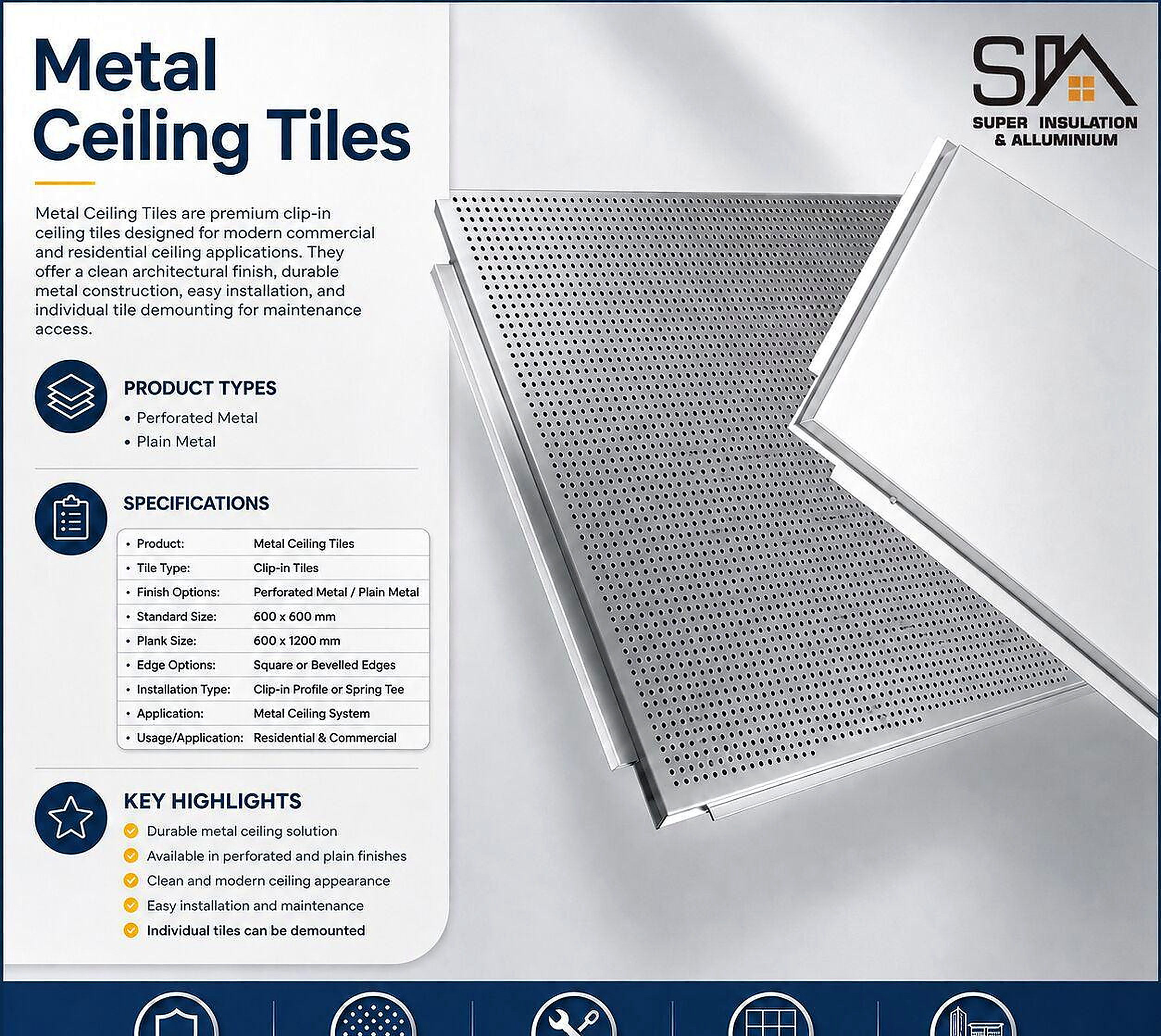 Armstrong Metal Ceiling Tiles 1